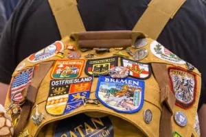how to sew a patch on a backpack